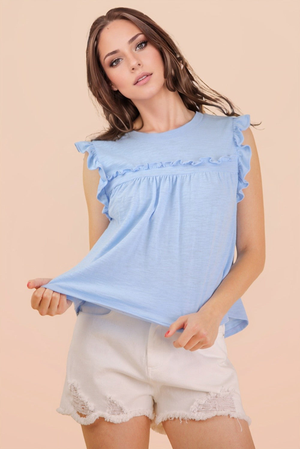 Baby Doll Ruffle Top