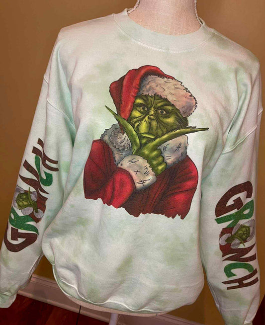 Grinch Bleached Tee