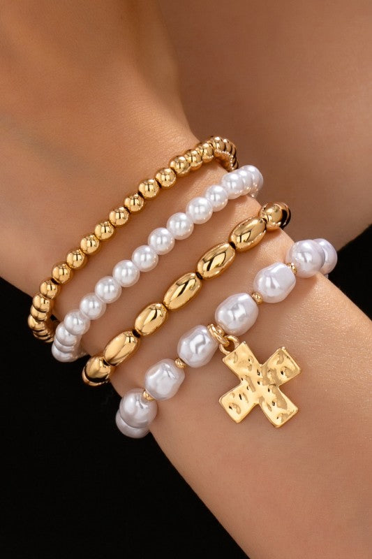 Cross Bracelet Set