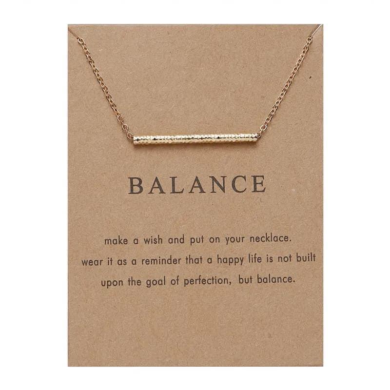 Gold Balance Necklace