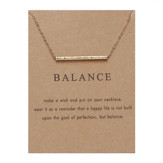 Gold Balance Necklace