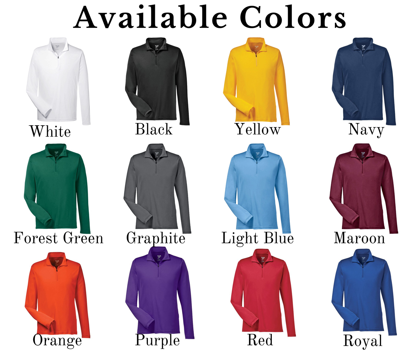 Performance Quarter Zip Pullover