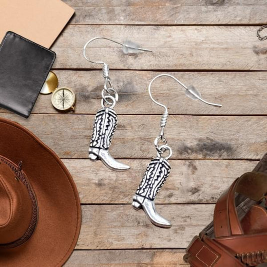 Cowgirl Boots Earrings