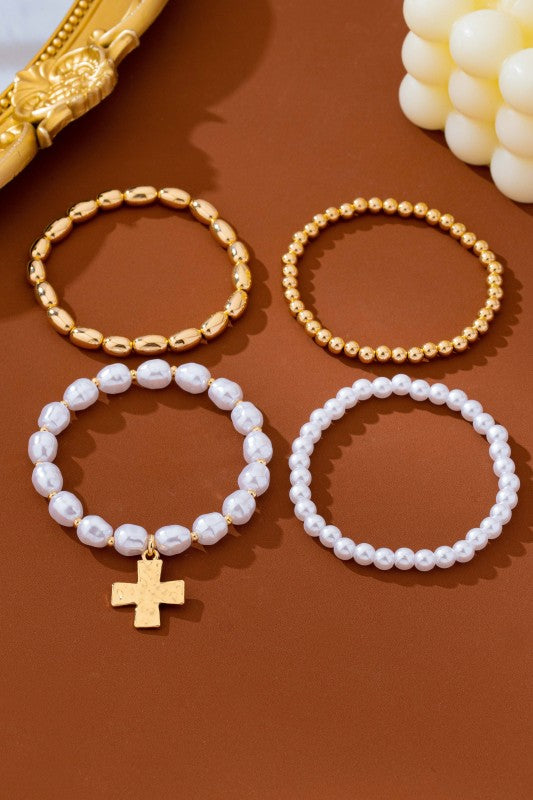 Cross Bracelet Set