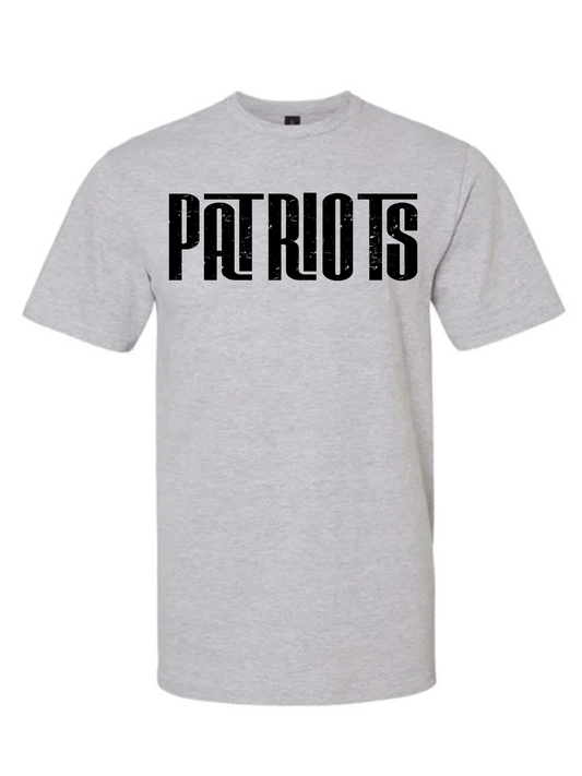Black Patriots on Grey Tee