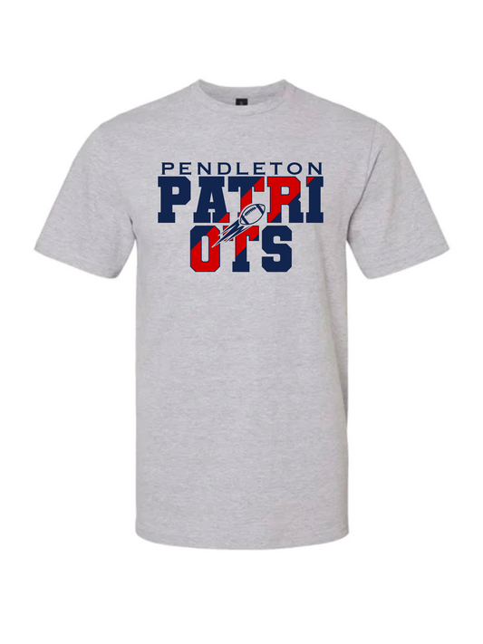 Pendleton Patriots on Gray Tee