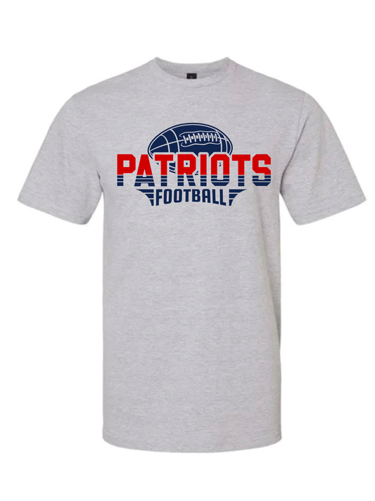 Patriots Football on Gray - #8
