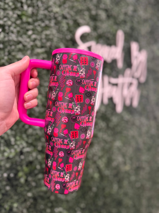 Caffeine Chaos 40 oz Tumbler