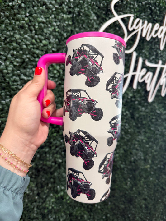 Pink Razor 40 oz Tumbler