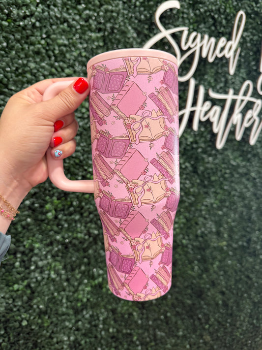 Pink Books 40 oz Tumbler