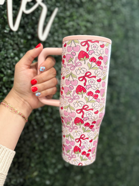 Fruits & Bows 40 oz Tumbler
