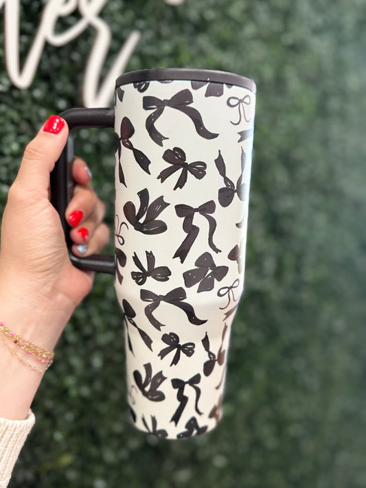 Black Bows 40 oz Tumbler