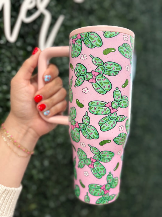 Pickle Balloon Animal 40 oz Tumbler