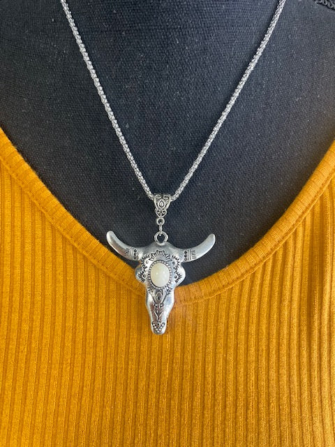 Western Bull Necklace