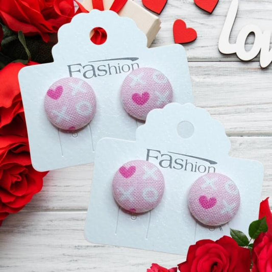 XOXO Fabric Earrings