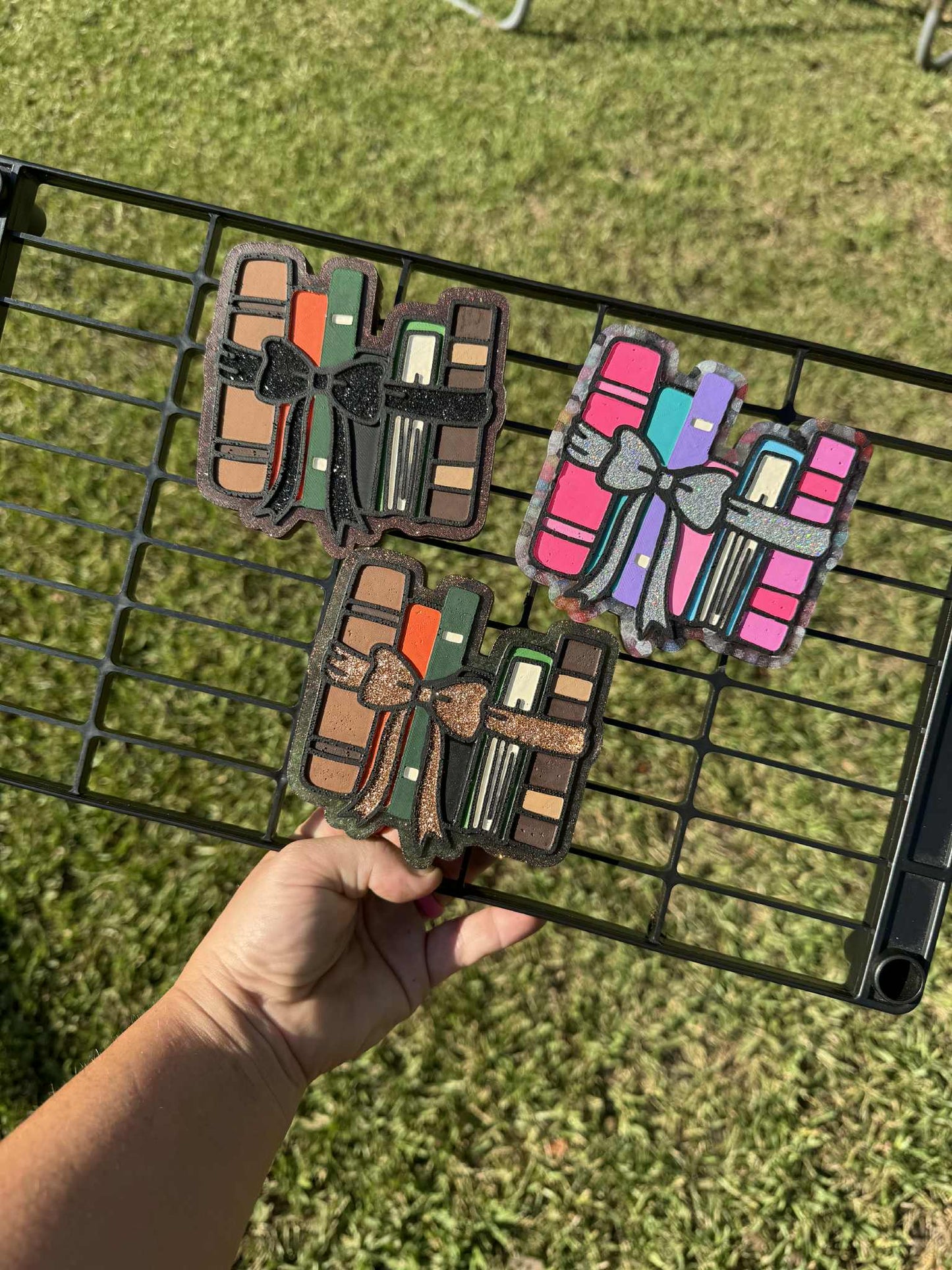 Book Stack Car Freshie