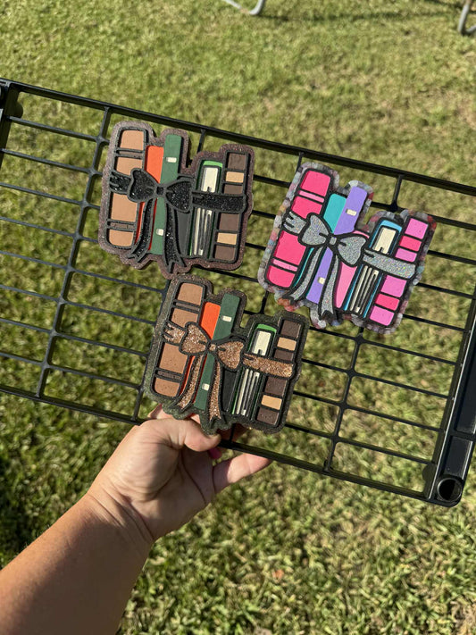 Book Stack Car Freshie