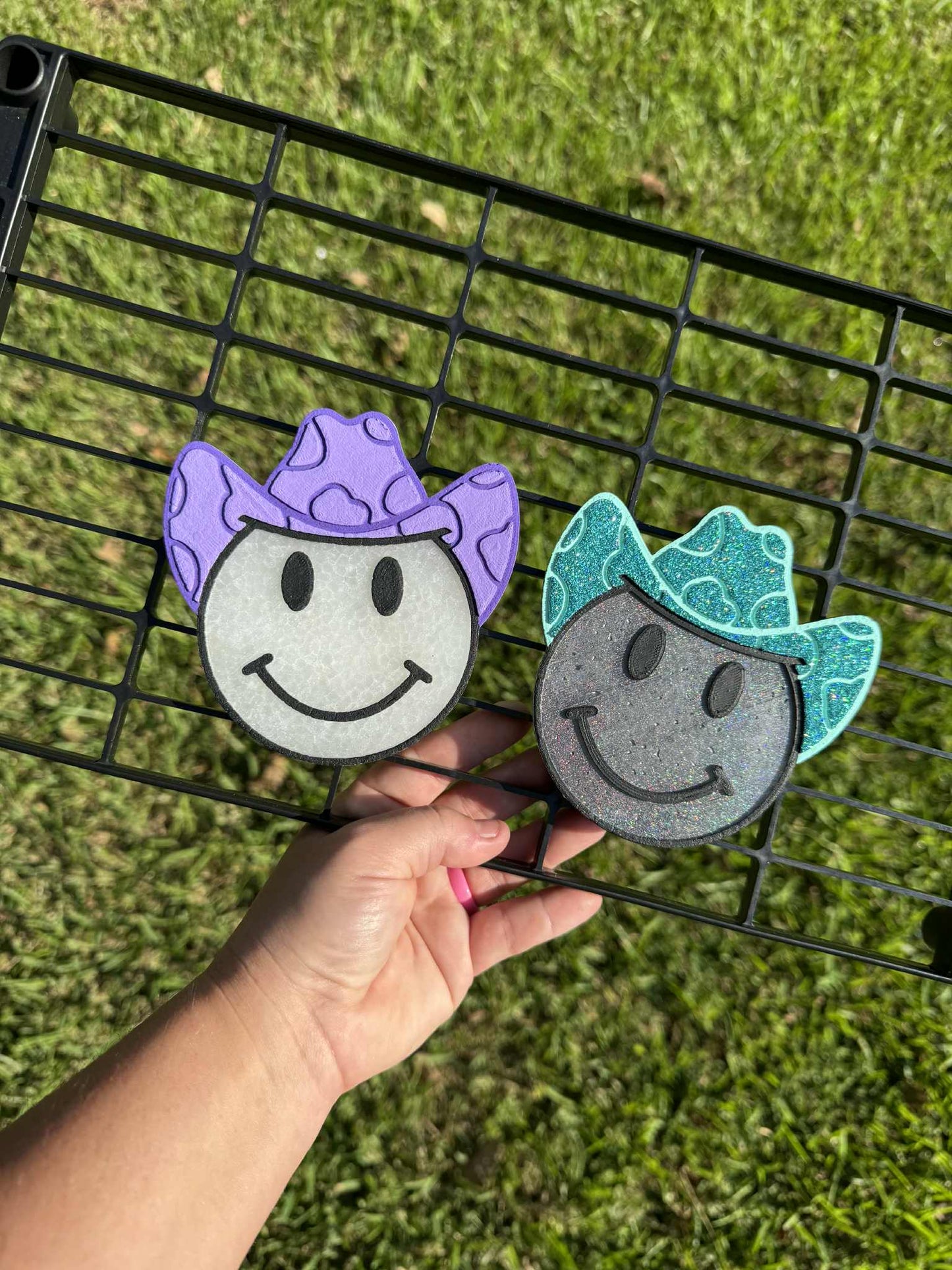 Smiley Cowboy Car Freshie