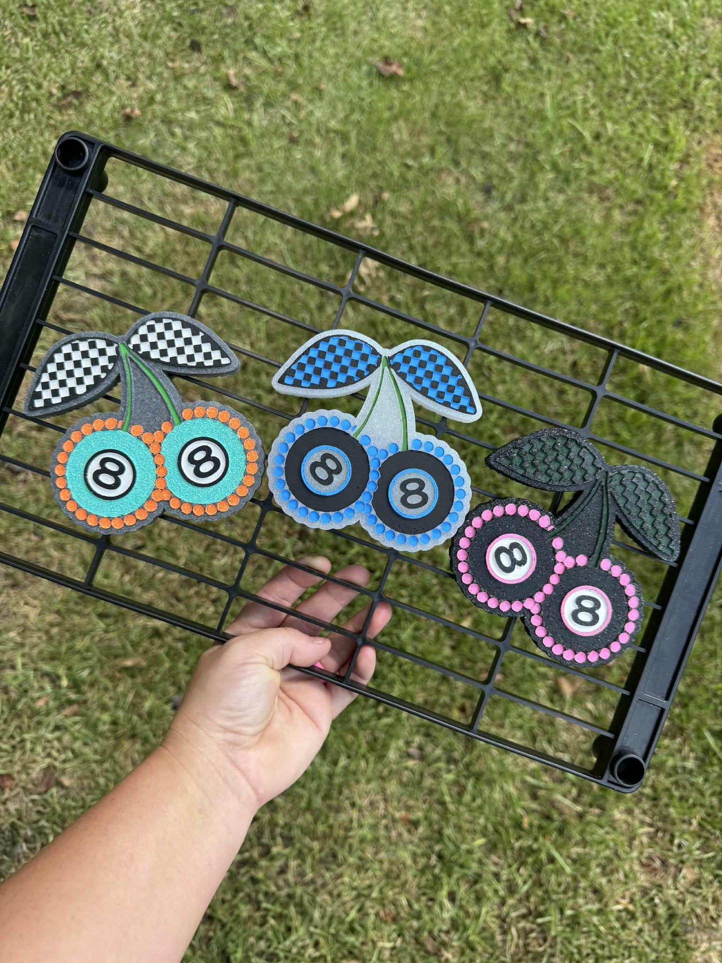 8 Ball Cherries Car Freshie