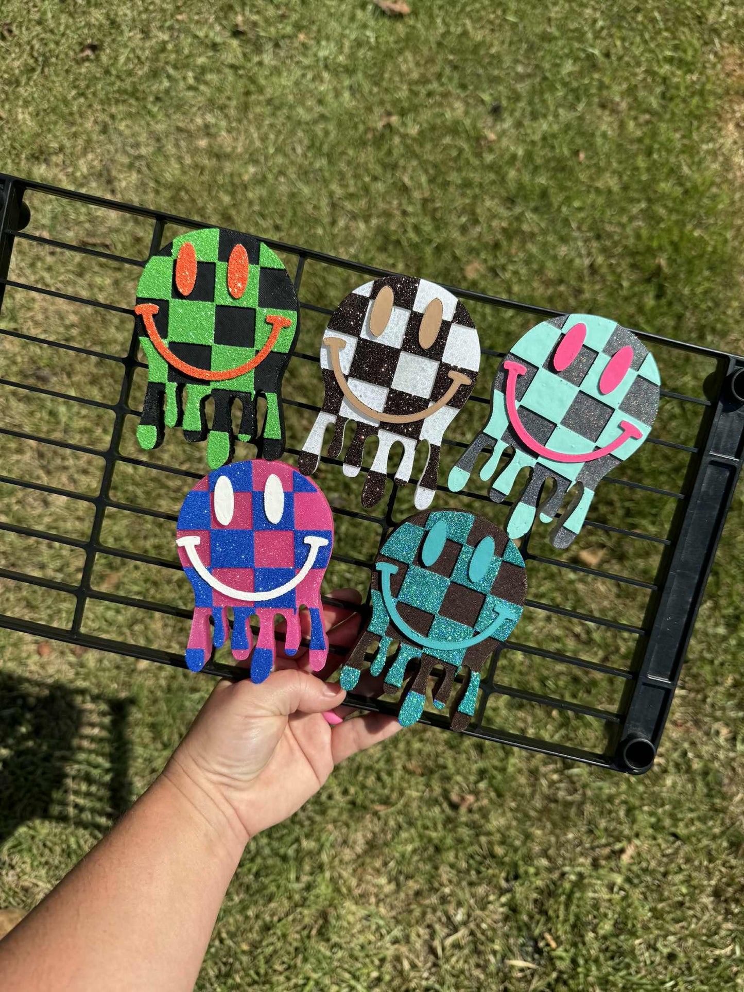 Drippy Smiley Car Freshie