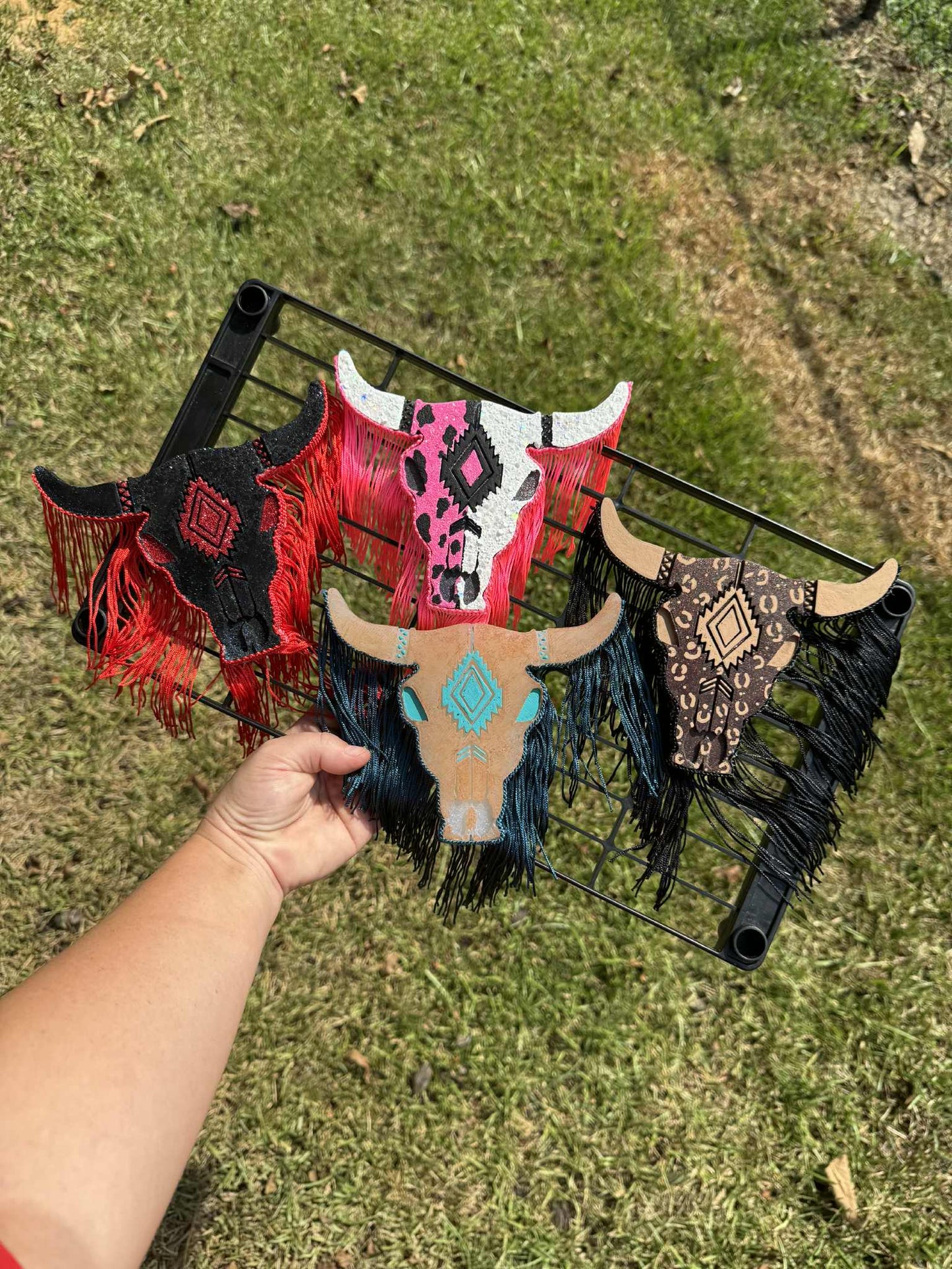 Bull Fringe Car Freshie