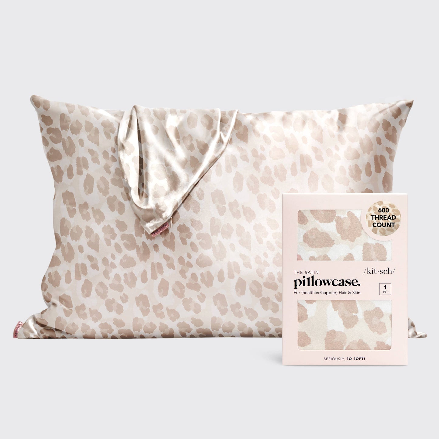 Satin Leopard Pillowcase (Queen/Standard)